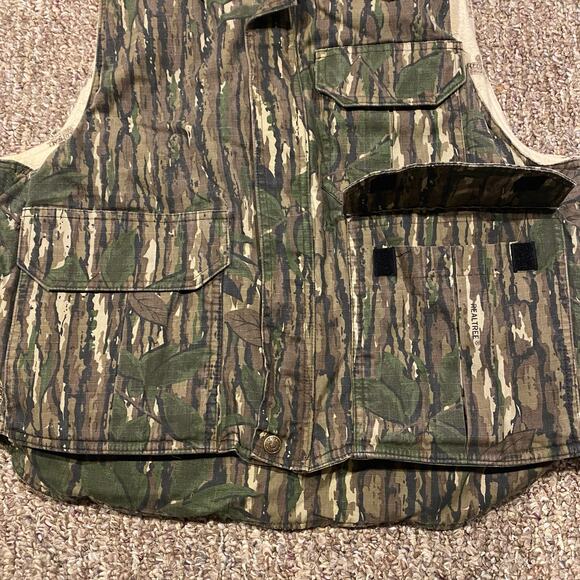 Vintage Red Head Men’s Realtree Camo Camoflauge Hunting Vest Size Medium - Picture 3 of 7